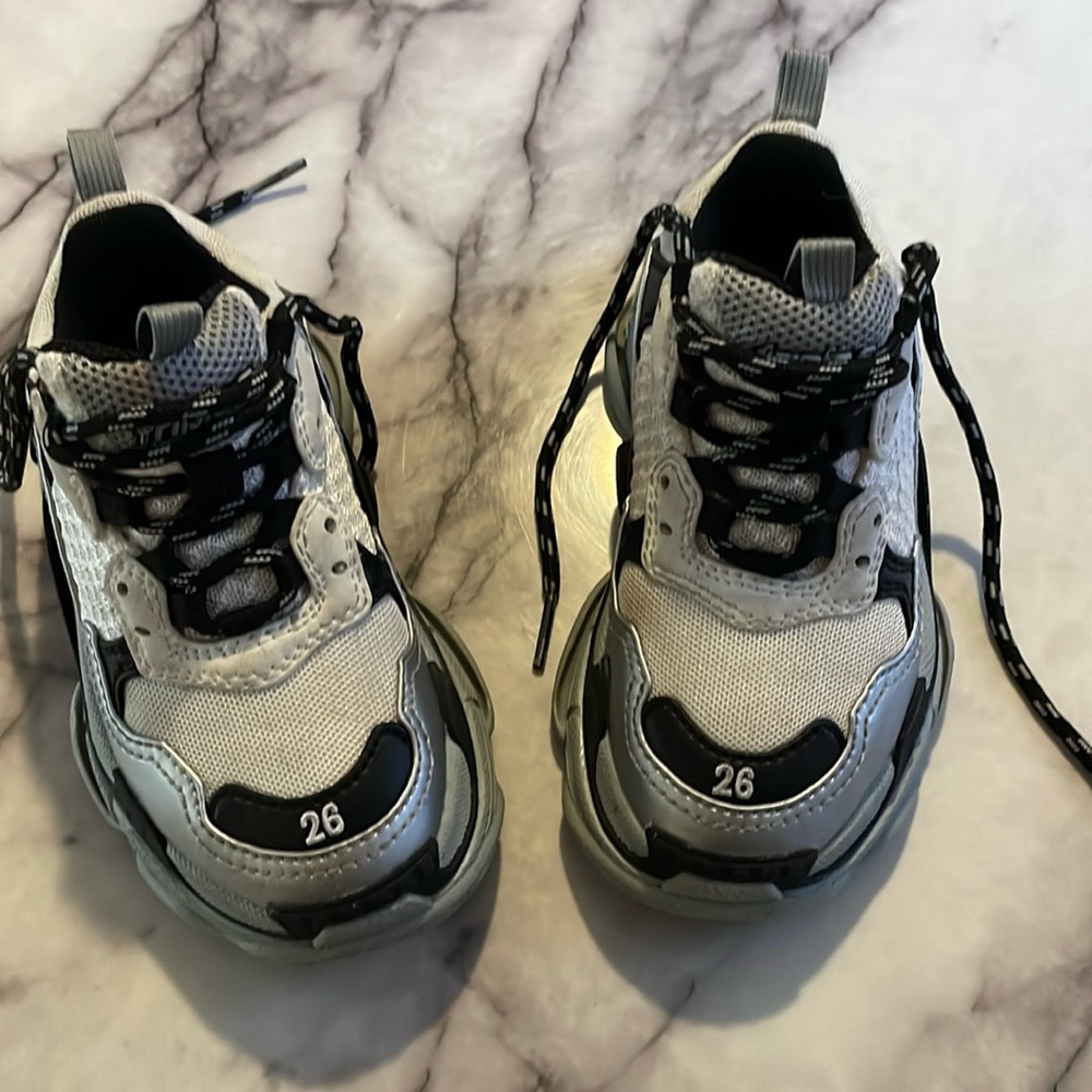 Balenciaga toddler sneakers.